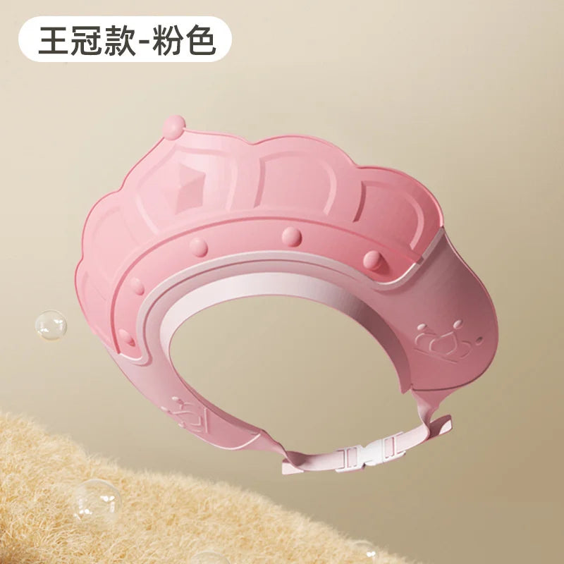 Upgrade Baby Shower Cap Shield Visor Baby Hat For Eye and Ear Protection Adjustable 0-12 Years Children Washing Hair Care Tool