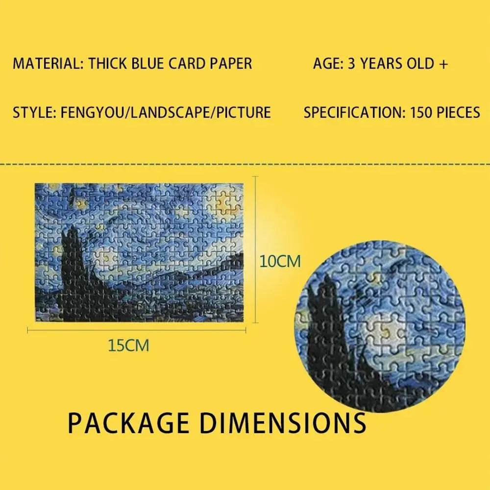 150PCS/Set Oil Painting Jigsaw Puzzles Mini Test Tube Oil Painting Jigsaw Gifts Family Educational Toys Adult Children - AIAZ