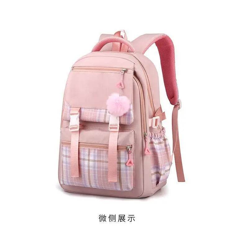 hellokitty Hello Kitty Backpack Female Japanese Cute Primary School Junior High School Large Capacity School Bag - AIAZ