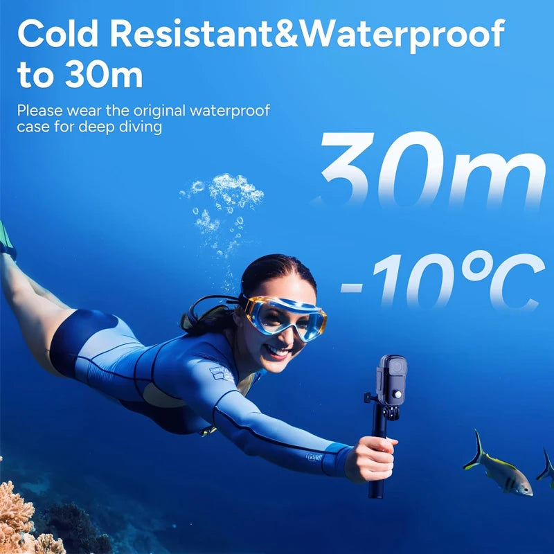 SJCAM C100 Plus Action Cam 4K Electronic Image Stabilization 2.4G WiFi 30M Waterproof With Case Sport Camera Black White