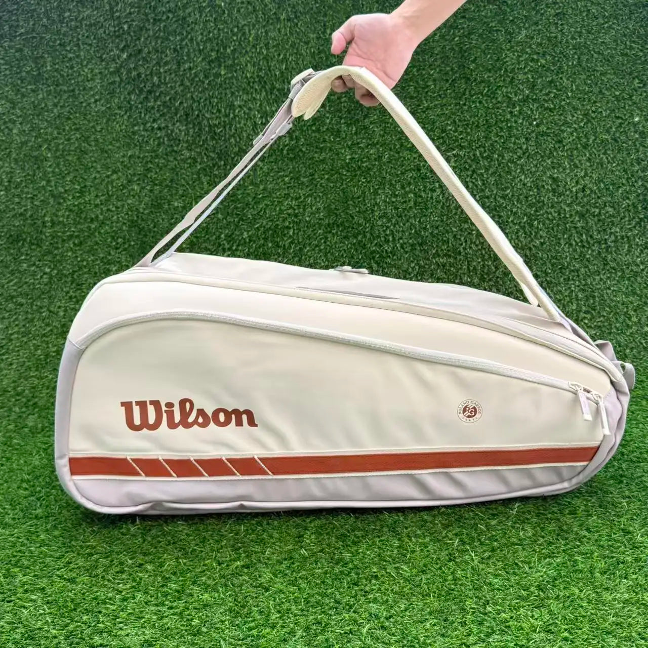 Wilson Roland Garros Session Soiree Super Tour 9PK Multi Functional Large Capacity Tennis Bag Sports Backpack WR8042901001