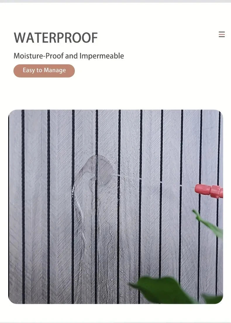 Extra thick 3D retro wood grain self-adhesive wallpaper - perfect for DIY ceiling and wall projects, SXP resin, removable and wa