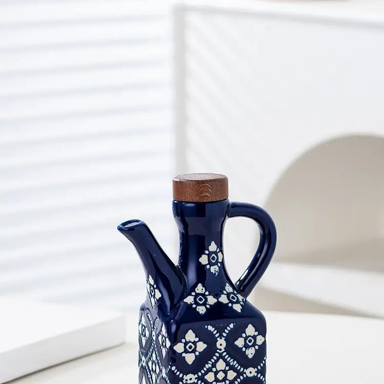 American ceramic oil pot, commercial oil bottle, household kitchen seasoning bottle