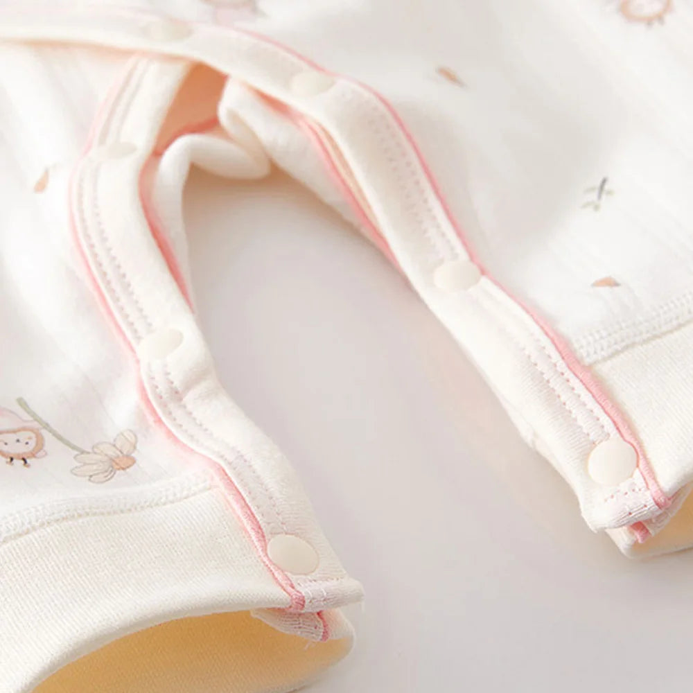 Newborn Baby Girl Clothes Hospital Baby Boy Romper Long Sleeve 100% Cotton 0 6 Months Unisex Baby Jumpsuit