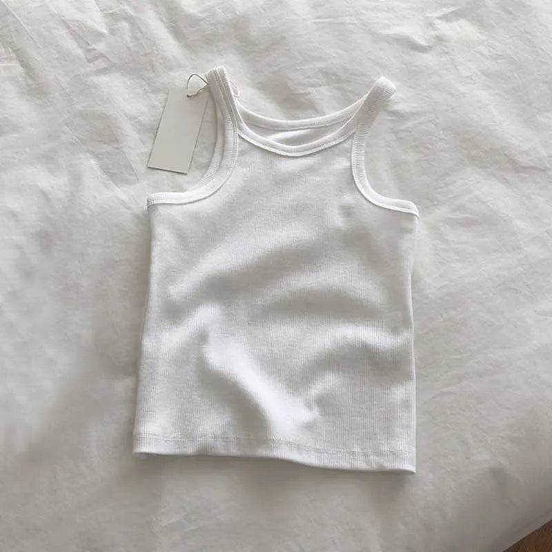 2024 Women Tank Tops Sexy Cropped Top Female Women Summer Camisole Camis Black White Sport Clothes For Women - AIAZ