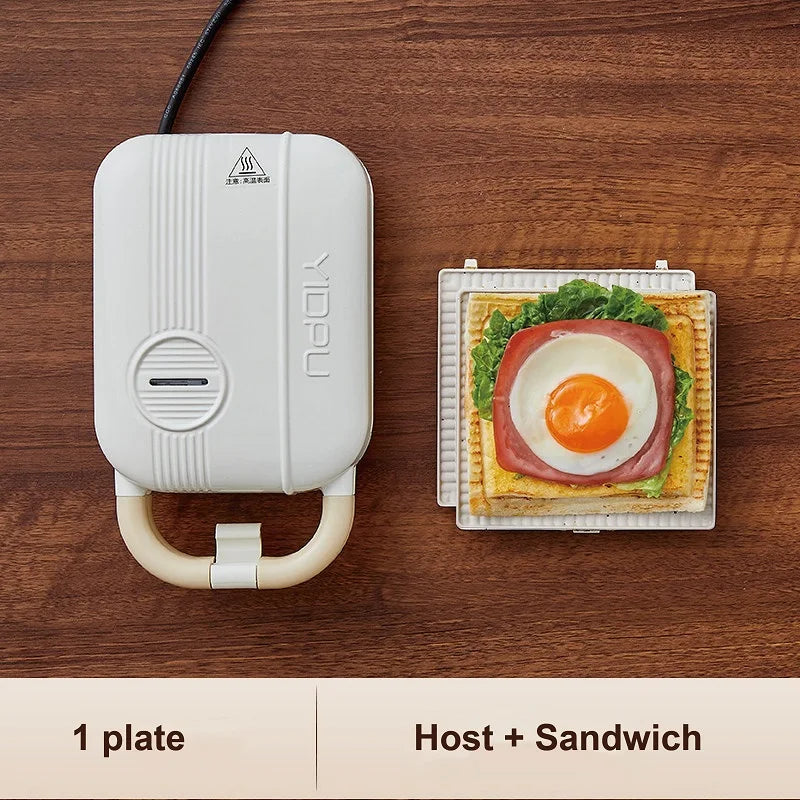 600W Electric Sandwich Machine Waffle Maker Home Toaster Multifunctional Breakfast Machine Takoyaki Pancake Donut Toast Press