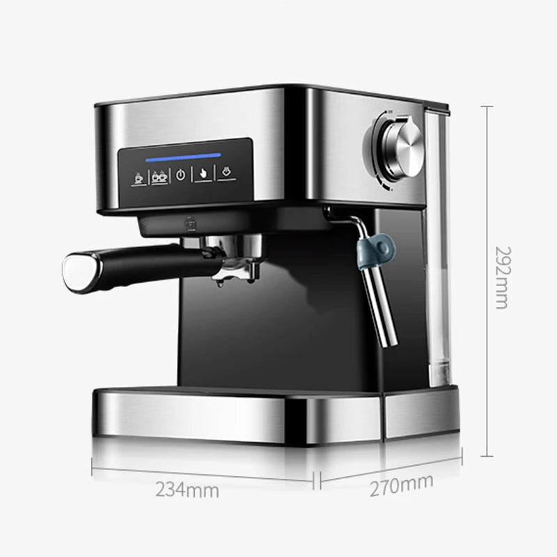 20 Bar Italian Espresso Machine Semi-automatic Make milk foam Coffee Machine High-pressure Extraction Espresso Coffee Maker