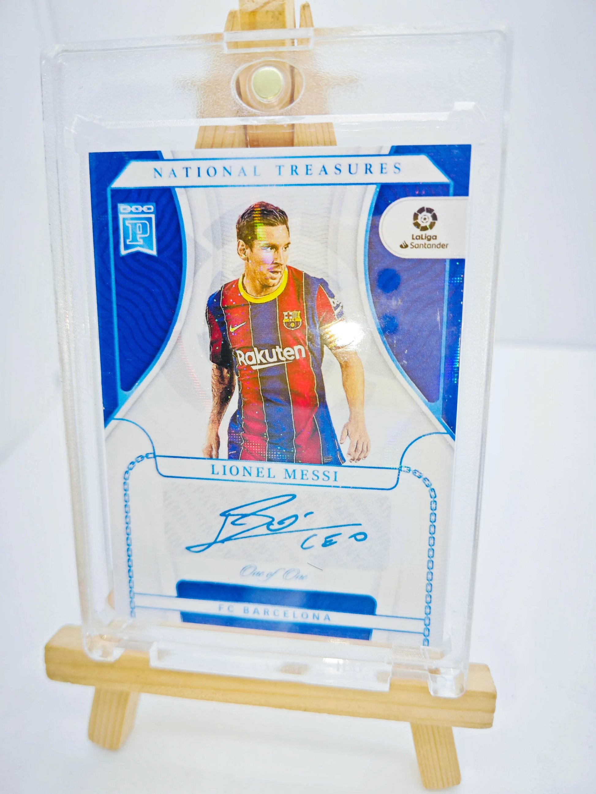 Panini collectible card laser flash DIY Messi Cristiano Ronaldo Kylian Mbappe David Beckham Card bricks Holiday gifts 1.5mmthick - AIAZ