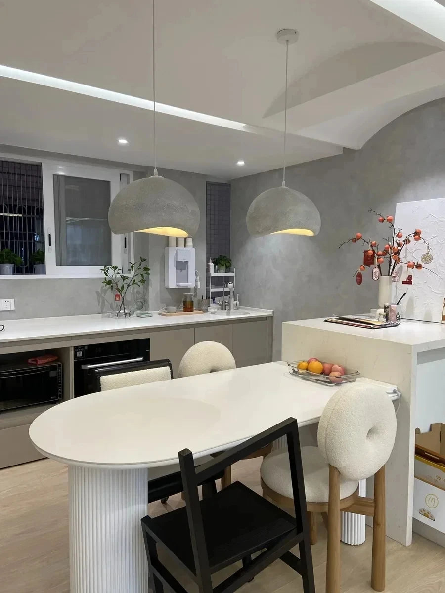 Japanese Wabi Sabi Chandelier Modern LED Pendant Light for Dining Living Room Bedroom Bar Designer Homestay E27 Hanghing Lamp