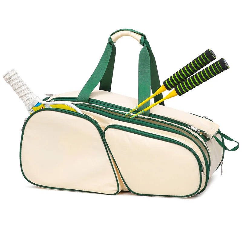 Badminton Tennis Rackets Backpack Large Capacity Gym Fitness Sports Training Shoulder Bag Shoes Pocket Outdoor Luggage Handbag