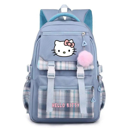 hellokitty Hello Kitty Backpack Female Japanese Cute Primary School Junior High School Large Capacity School Bag - AIAZ