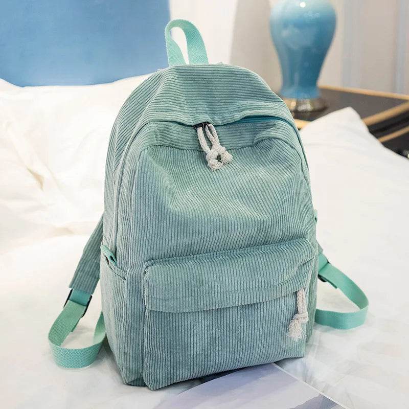 Personalized Kids Backpack & Lunch Bag, First Day of School Gift Bag With Name, Toddler Backpack, Corduroy Bag, Birthday Gift - AIAZ