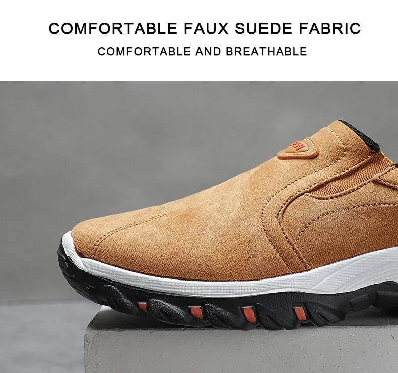 Men Shoes Comfortable Casual Shoes for Men Walking Sneakers Slip On Loafers Men Lightweight Moccasin Male Footwear - AIAZ