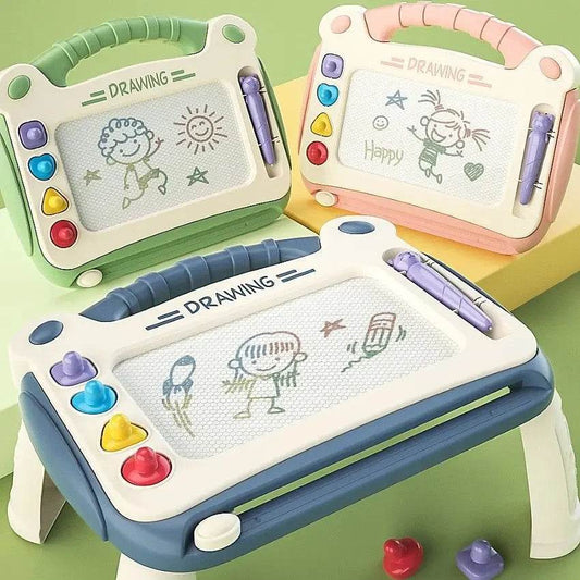 Magnetic Drawing Board Colored Graffiti Magic Eraser Drawing Board Children's Graffiti Board Art Early Education Drawing Toy - AIAZ