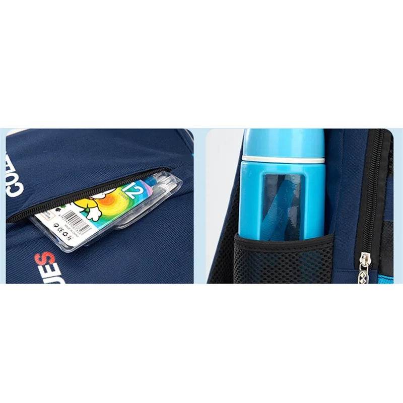 Useful Kids Backpack In Primary Schoolbag For Teenager Boys Waterproof Backpacks Book Bag - AIAZ