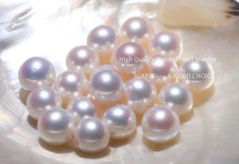 SGARIT Classic Versatile Pearl Earrings Natural Freshwater Pearl 925 Sterling Silver Pearl Jewelry For Wemon Wedding Gift SE35