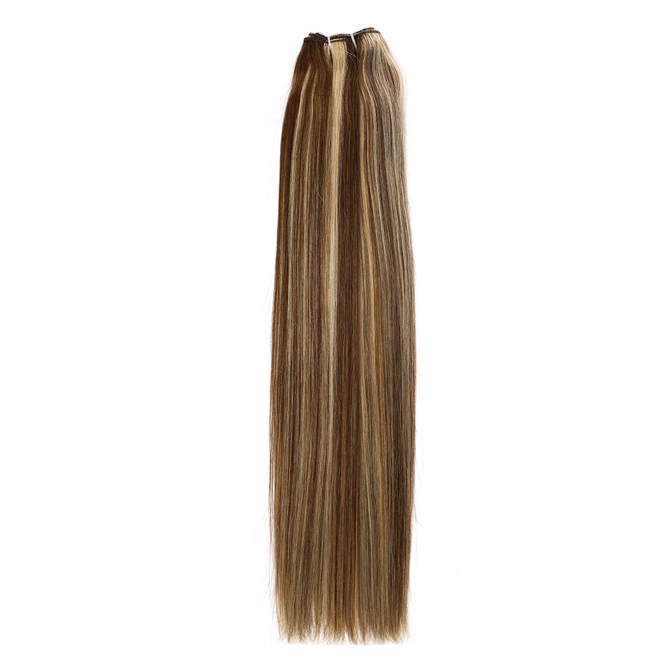 Russian Human Hair Bundles Weft 100% Remy Human Hair Weaves 100G /50G Hair Weaving Braiding Natural Straight Hair