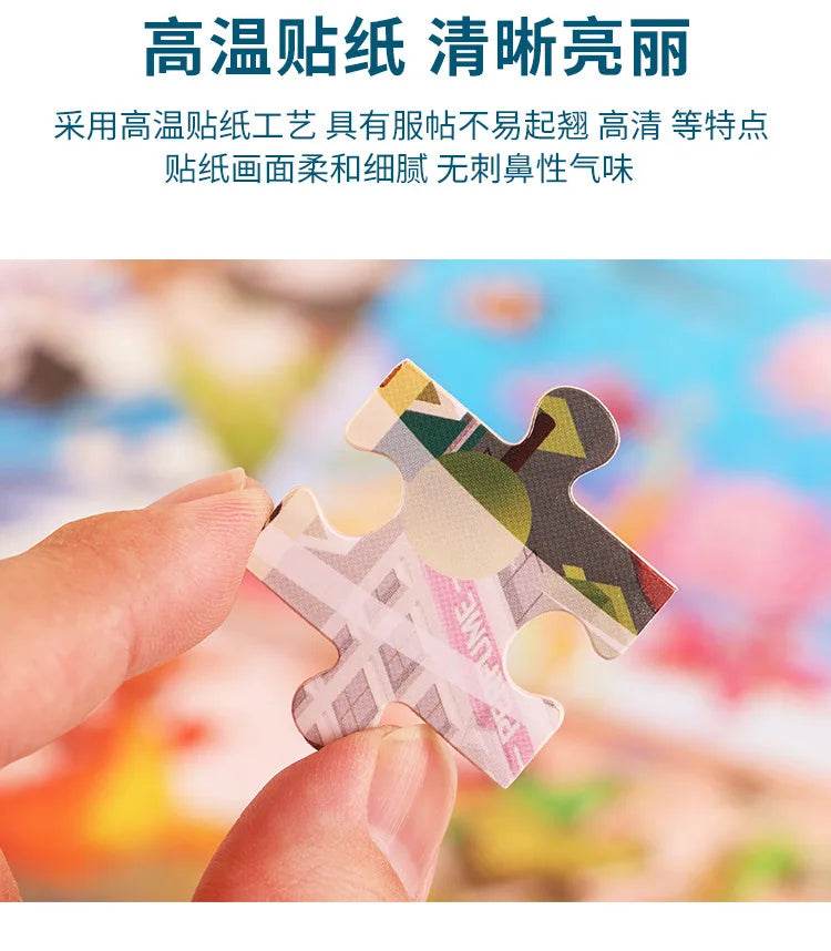 NEW Wooden 30pcs Puzzles Children Animal Dinosaur Cartoon Plane Puzzle Baby Early Education and Intellectual Building Block Toys - AIAZ