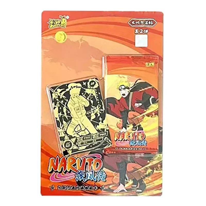 KAYOU Genuine Naruto Cards Box Anime Figure Card Booster Pack Sasuke Collection Flash Card Toy Birthday Christmas Gift for Kids - AIAZ