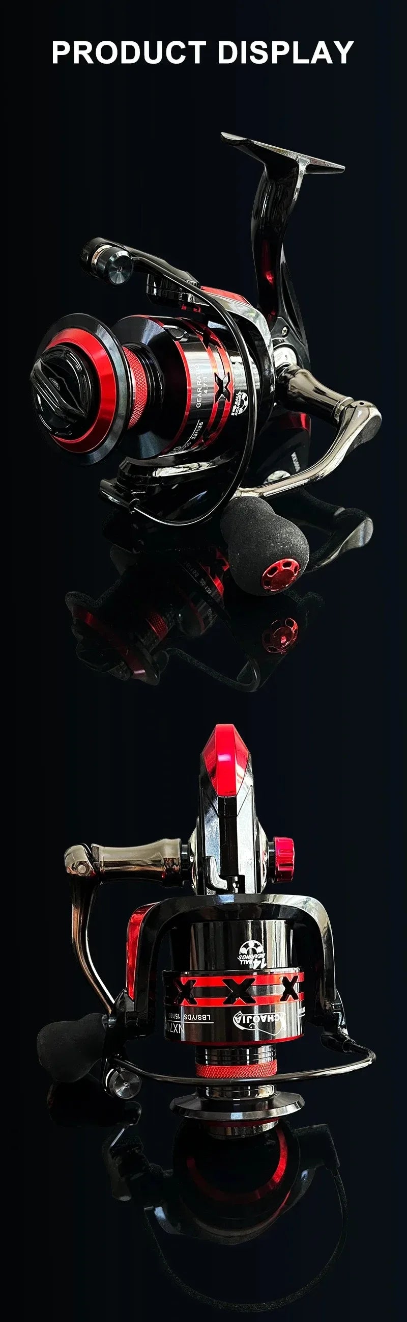 Ball Bearings 10KG Max Drag Spinning Reel Durable Metal Body Freshwater Saltwater Fishing Reel Fishing Reel