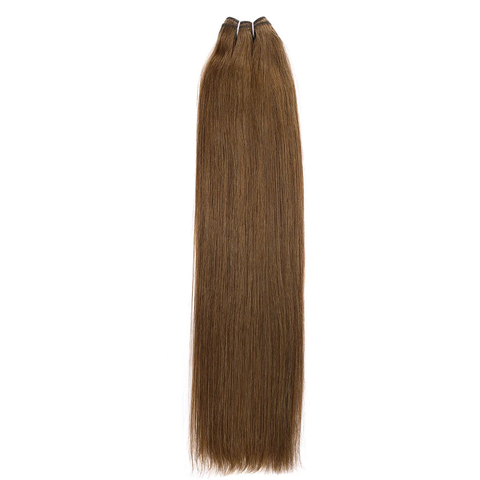 Russian Human Hair Bundles Weft 100% Remy Human Hair Weaves 100G /50G Hair Weaving Braiding Natural Straight Hair