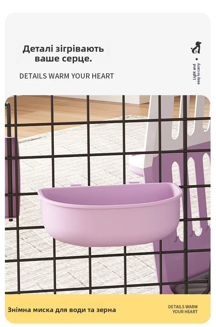 Portable Handheld Plastic  Carrier Air ip Cage Pet Transport Box for Traveling Carrng Dog Cage  Travel Bag