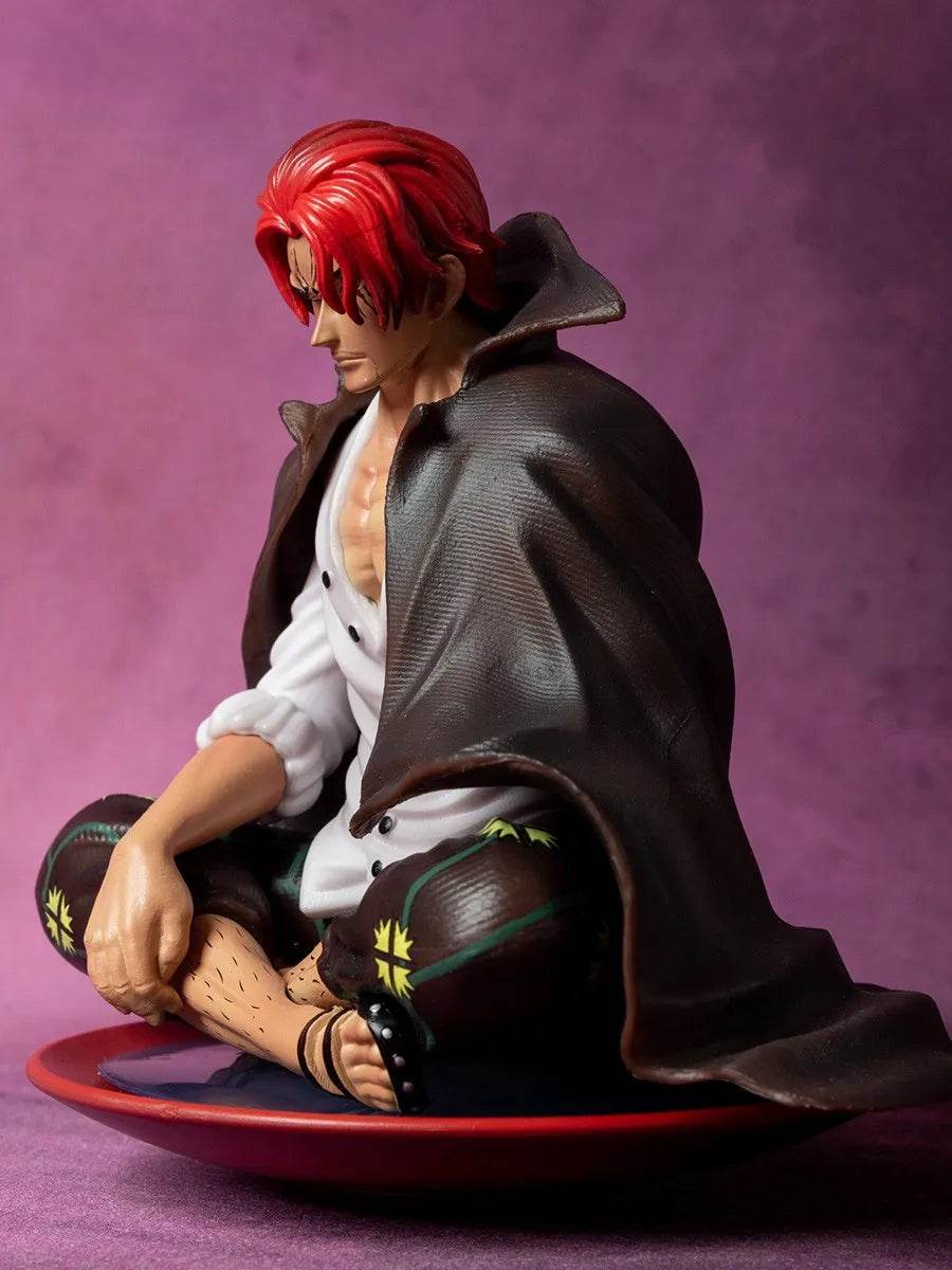 17cm One Piece Shanks Anime Figures Film Red Yonko Red Hair Shanks Action Figure PVC Statue Figurine Model Decoration Doll Toys - AIAZ