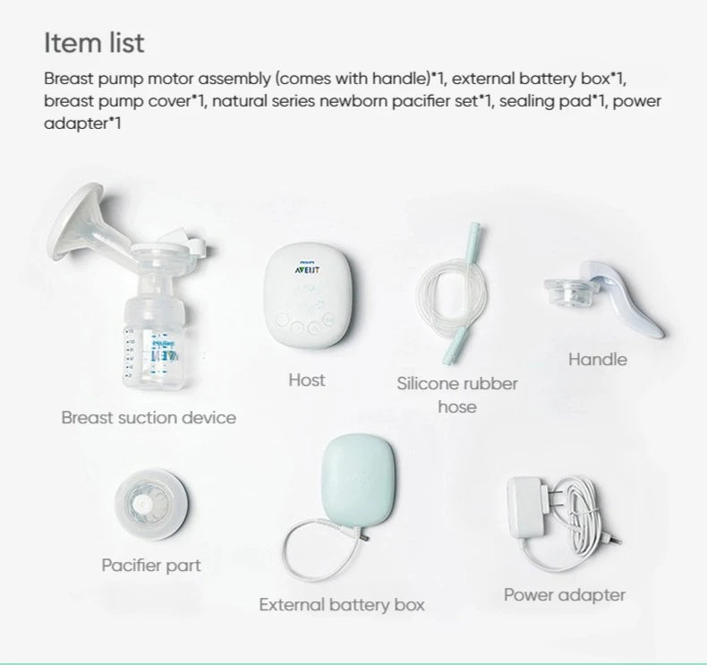 PHILIPS AVENT Electric Breast Pump 2 Modes USB Chargable Silent Portable Milk Extractor Automatic Milker Portable Breast Pump