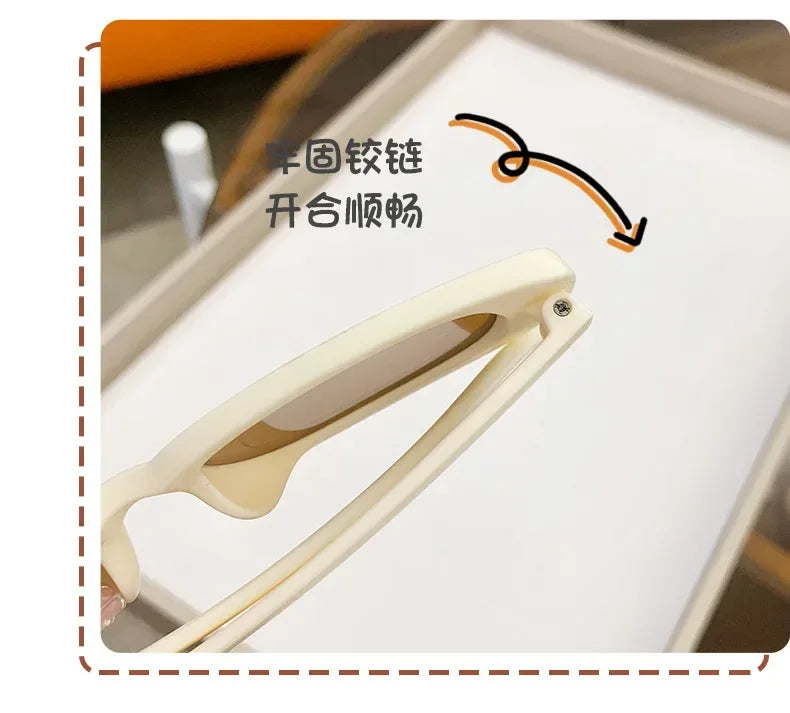 Children Cute Vintage Frosted Rectangle Sunglasses Outdoor Girls Boys Sweet Sun glasses Protection Classic Kids eyewear UV400