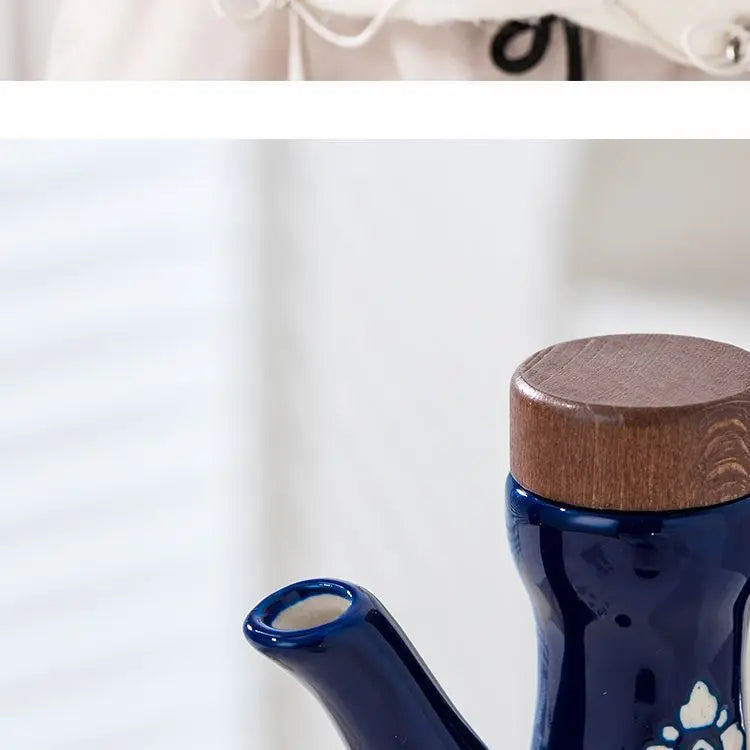 American ceramic oil pot, commercial oil bottle, household kitchen seasoning bottle