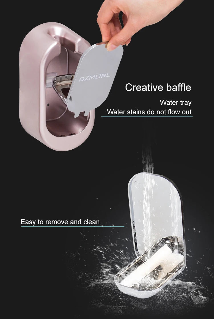 Golden Paper Holder Wall-mounted Toilet Brush Plastic Creative Toilet Paper Box Nordic Trash Can Waste Bins Bathroom Accessories