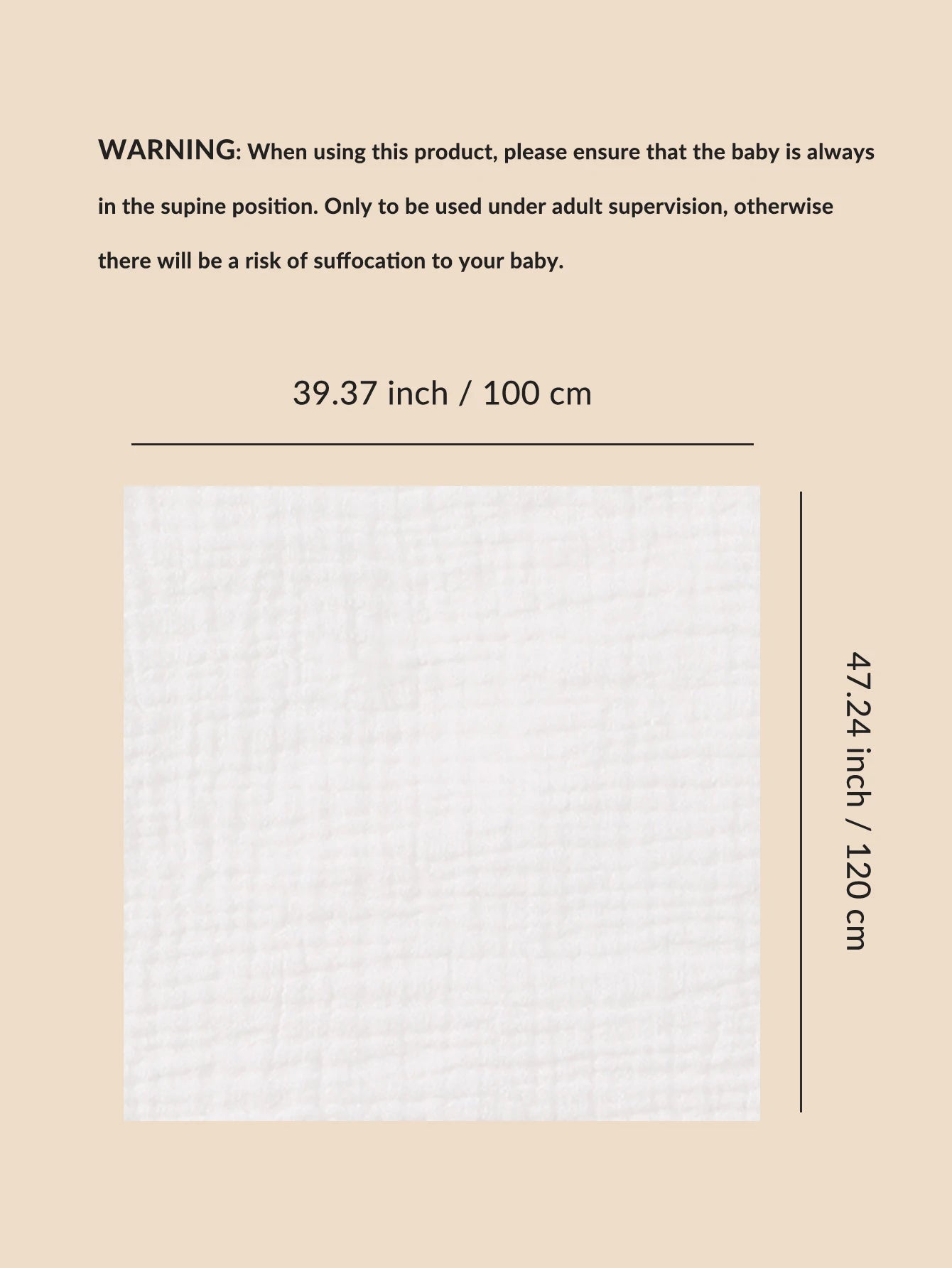 3PCS/set Soft Breathable Newborn Baby Receiving Blanket Muslin Swaddle Blankets