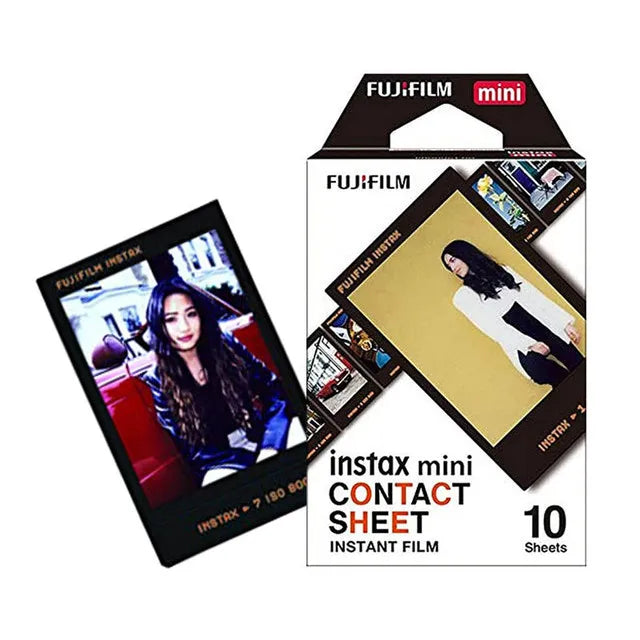 10 -50 Sheets Fujifilm Instax Mini 12 11 8 9 Film Stained Stars Fuji Instant Photo Paper For 70 7s 50s 90 25 Share SP-1 Camera