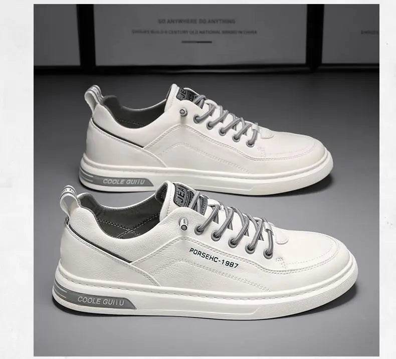 New Shoes for Men Comfortable Flat Men's Casual Shoes Outdoor Wild Men's Sneakers High End Fashion One Pedal Dress Shoes Male - AIAZ