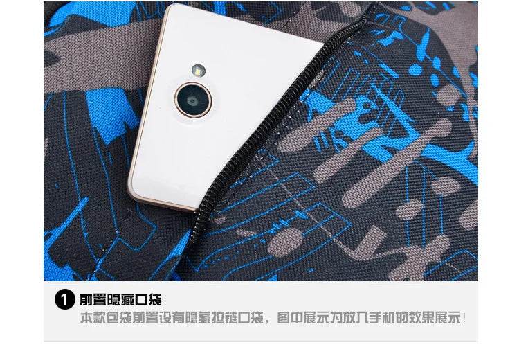 Waterproof travel laptop backpack children School Bags teenager Boys girls camouflage school Backpack set high School backpack - AIAZ