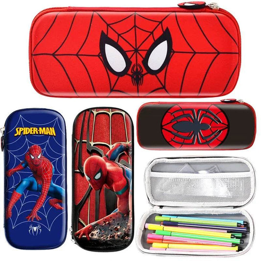 Spidermans Pencil Case Office School Supplies Marvels Super Hero Cover Movie Pencil Pouch Kids Pen Bag Student Stationery Gifts - AIAZ