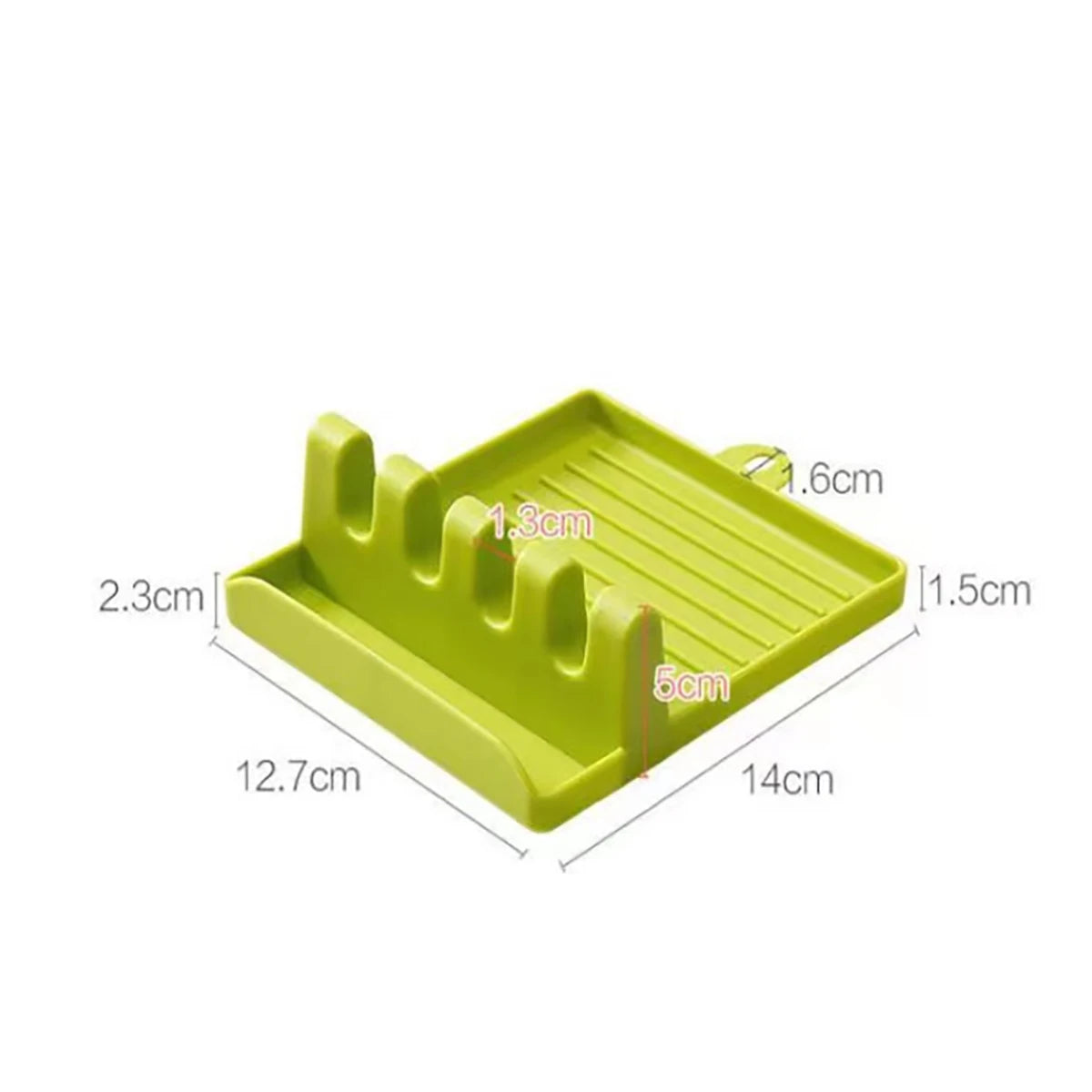 Silicone Tableware Drying Kitchen Utensil Rack Rest Holders Fork Spatula Multifunctional Shelf Organizer Non-Slip Storage Pad ﻿