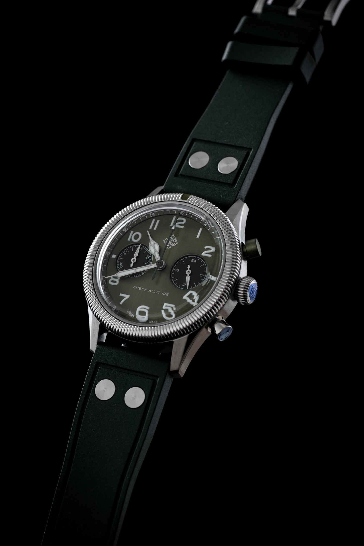 2025 New IXDAO 39mm Pilot Men Quartz Watches Peregrine Falcon Series VK64 Sapphire Stainless Steel Sports Chronograph 10Bar C3