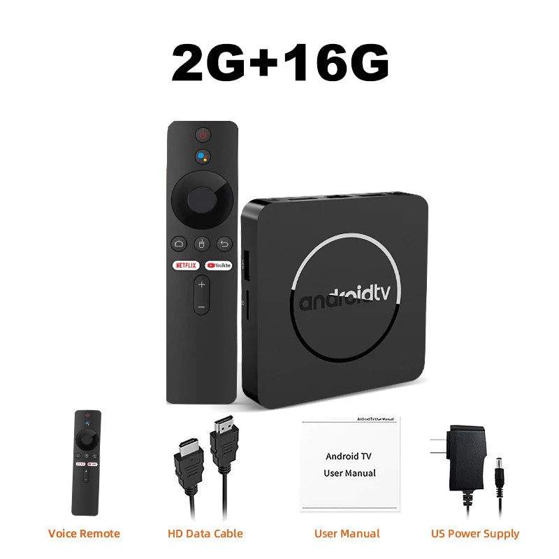 Q10 Android14 8K HDR10+ Smart TV Box Allwinner H313 128G Dual Wifi BT5.0 Set Top Box Media Player with Google Voice Assistant