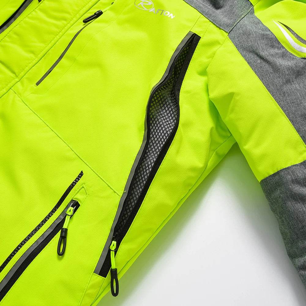 Men 2025 Winter New Outdoor Jet Ski Snow Warm Parkas Jacket Coat Men's Outwear Premium Casual Hat Waterproof Thick Fleece Parkas - AIAZ