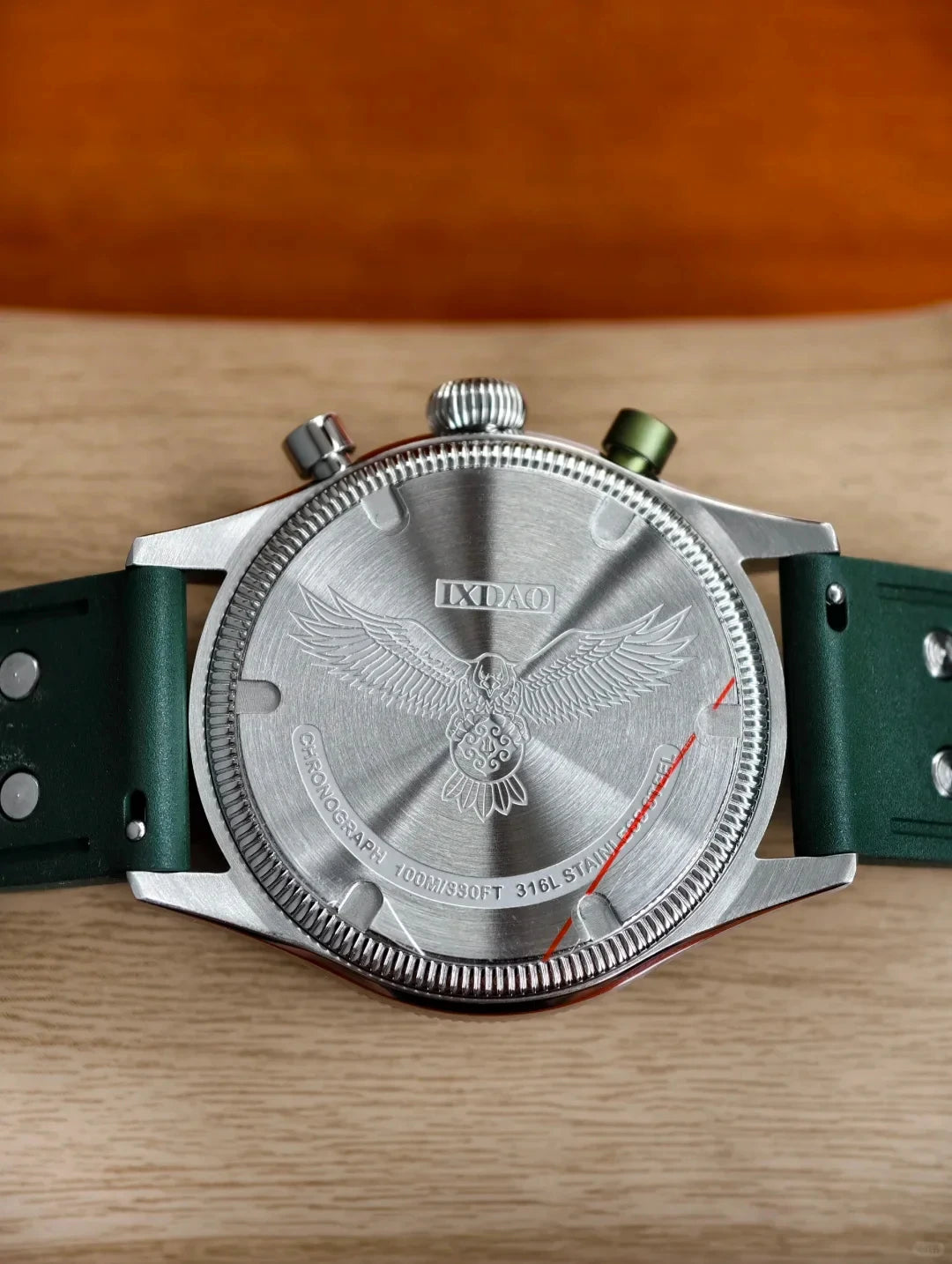 2025 New IXDAO 39mm Pilot Men Quartz Watches Peregrine Falcon Series VK64 Sapphire Stainless Steel Sports Chronograph 10Bar C3