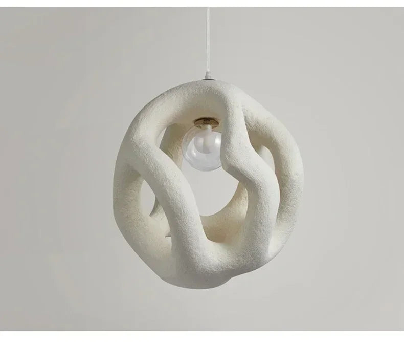 Wabi Sabi Style Restaurant Pendant Light Single Head Small Pendant Light Designer Living Room Sofa Light Study Counter Lighting