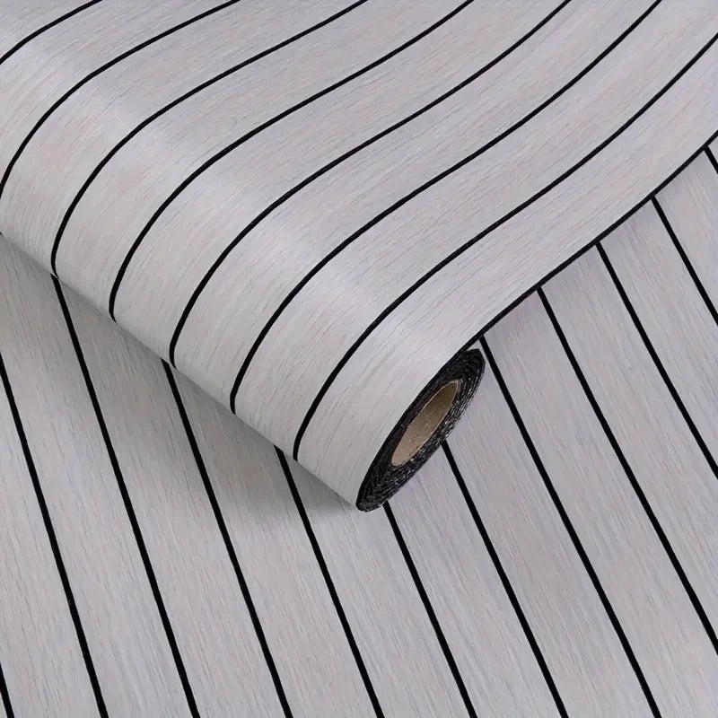 Extra thick 3D retro wood grain self-adhesive wallpaper - perfect for DIY ceiling and wall projects, SXP resin, removable and wa