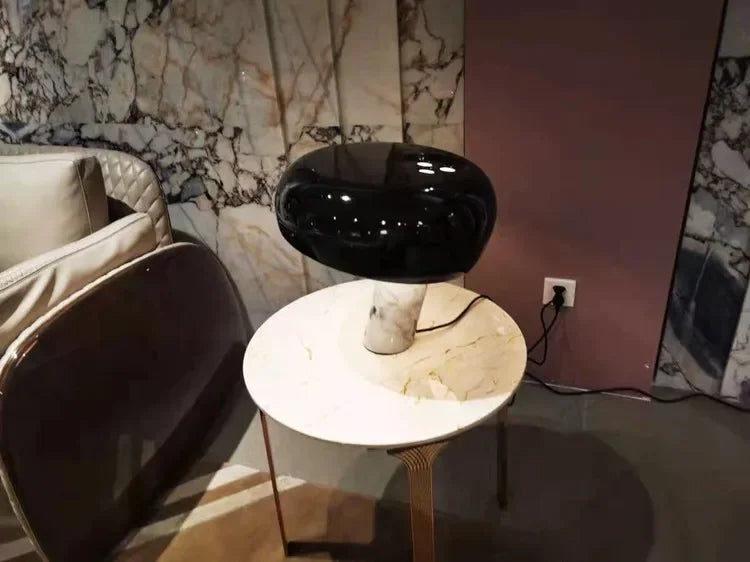 Italian Luxury Designer Mushroom Marble Desk Lamp Modern Children's Study LED Table Lamps Living Room Bedroom Decorative Lights