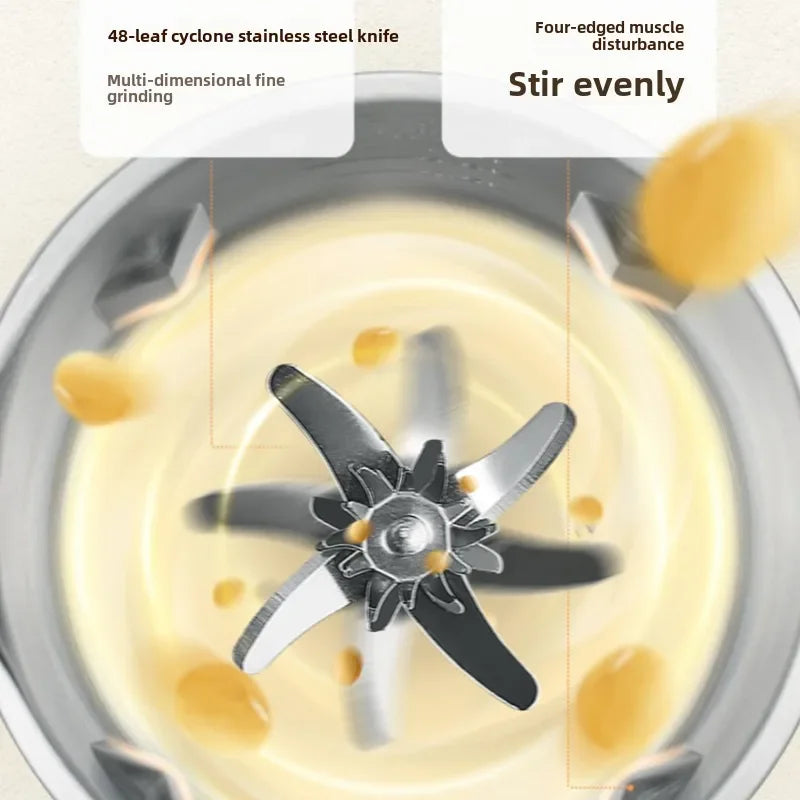 Wall breaker household small automatic heating silent soybean milk machine no cooking and no filtering