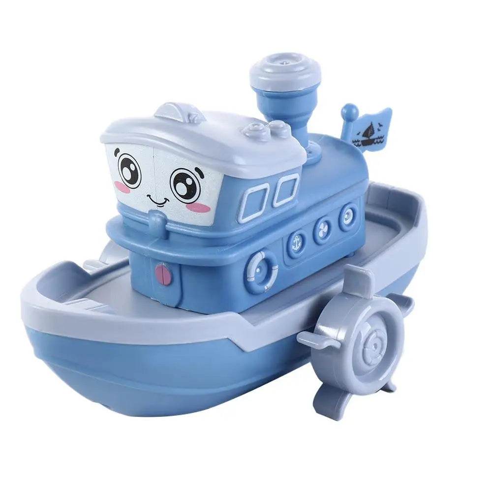 Kids Water Toys Birthday Gifts Swimming Beach Game Bath Playing Toys Clockwork Boat Wind Up Toy Baby Bath Toys Cartoon Ship Toy - AIAZ
