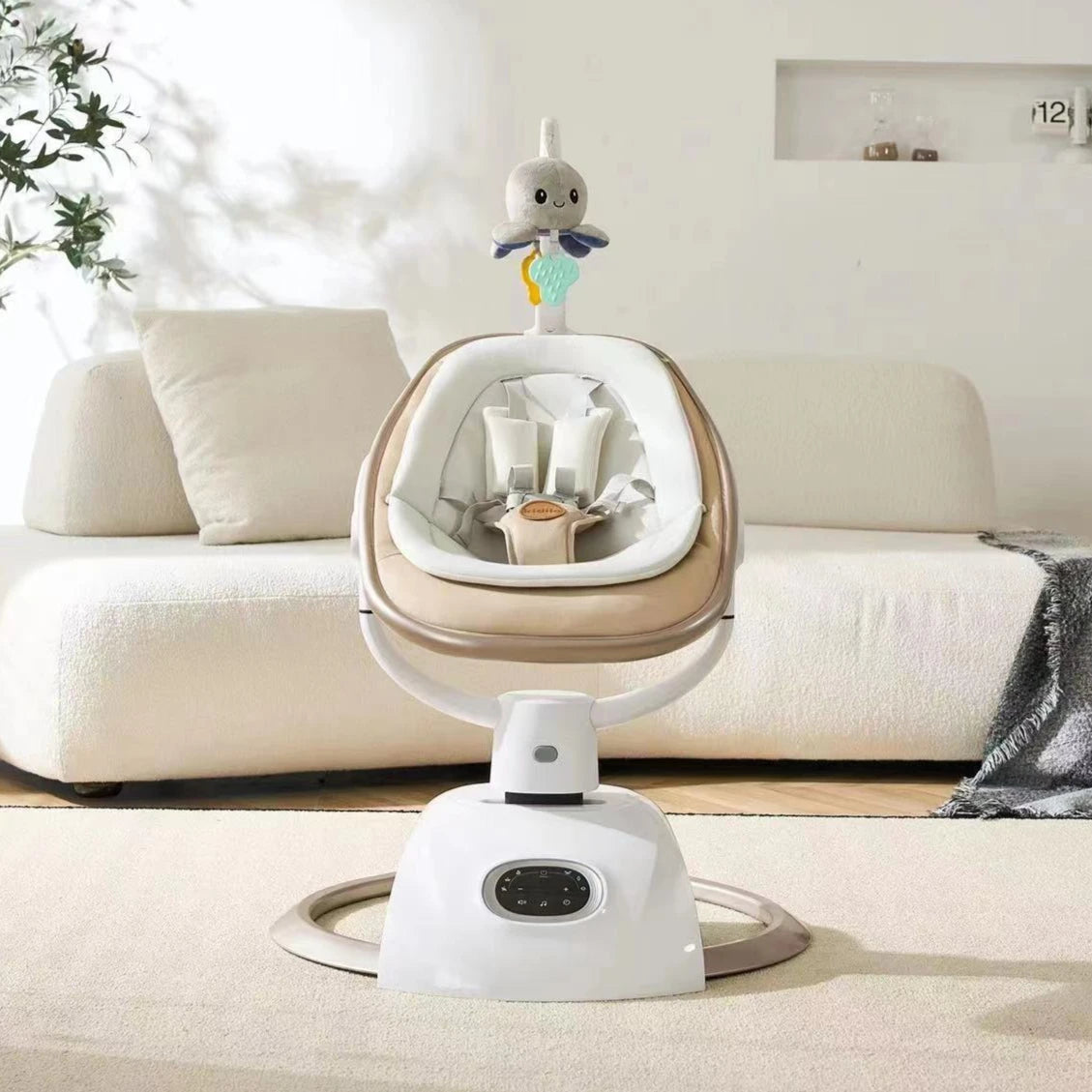 Electric Baby Rocking Chair Newborn Baby Sleep Rocking Bed Multi-mode Baby Cradle Electric Children's Swing