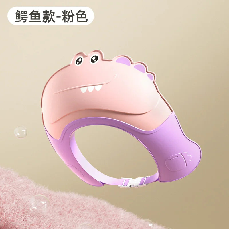 Upgrade Baby Shower Cap Shield Visor Baby Hat For Eye and Ear Protection Adjustable 0-12 Years Children Washing Hair Care Tool