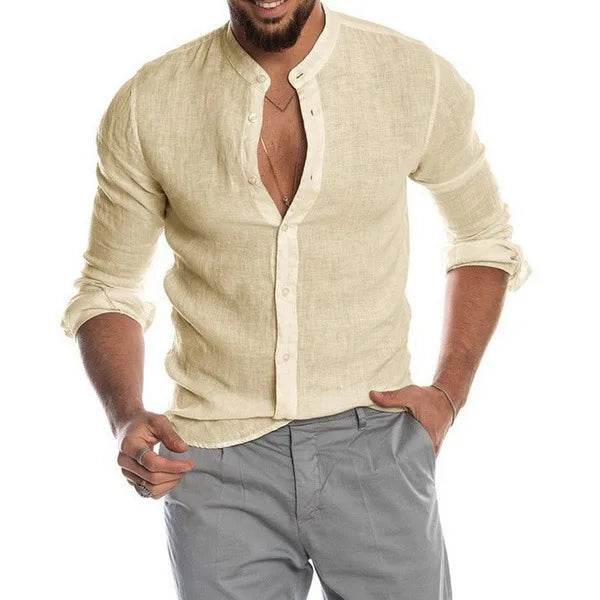 Man Shirts Summer Shirts Men Shirt for Man for Men Clothes Men's Clothes Party Shirts Long Sleeve Shirt - AIAZ