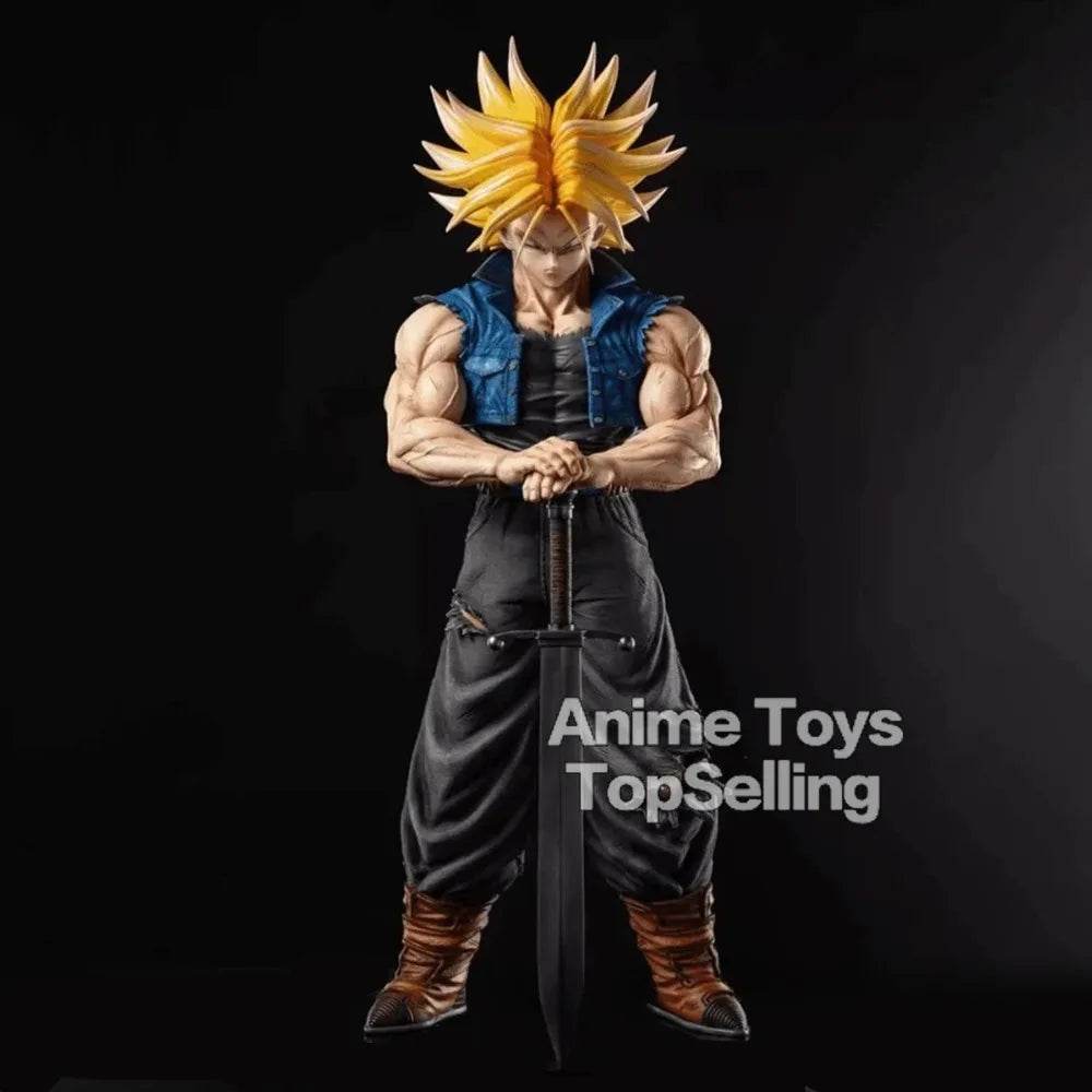 25cm/9.84in Anime Dragon Ball Z Figure Trunks Action Figures Pvc Statue Collection Model Toys for Children Gifts - AIAZ